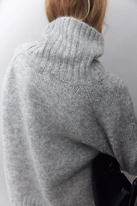 Oversized Turtleneck Sweater