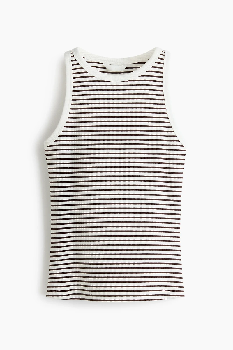 Ribbed Cotton Tank Top