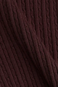 Pantalon en maille torsadée