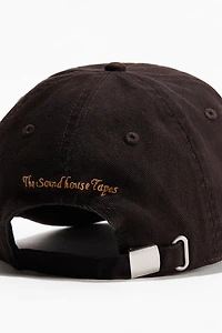 Casquette en twill de coton avec motif brodé