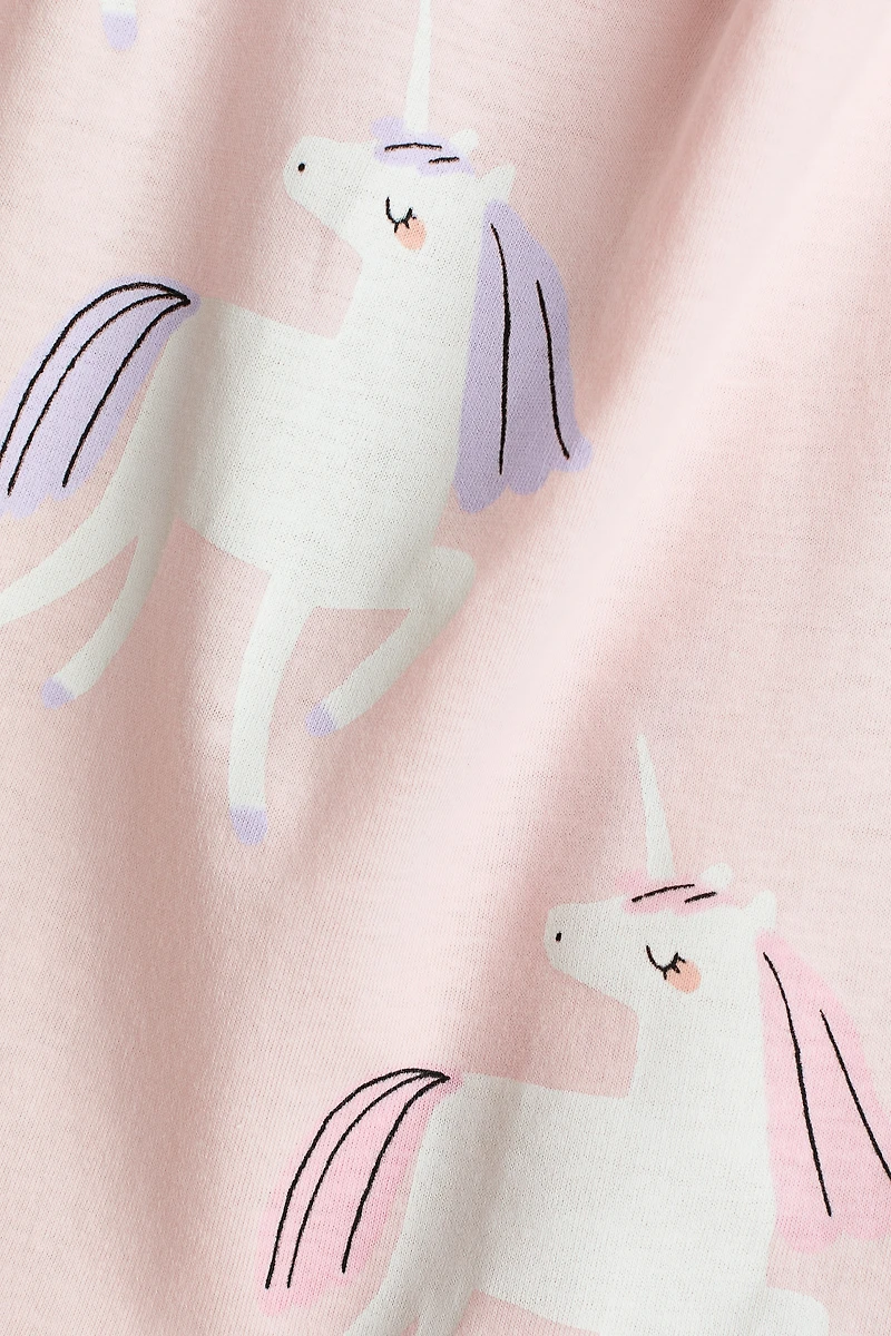 Robe à motif en coton