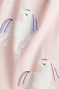 Robe à motif en coton