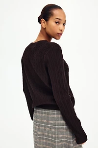Cable-Knit Sweater