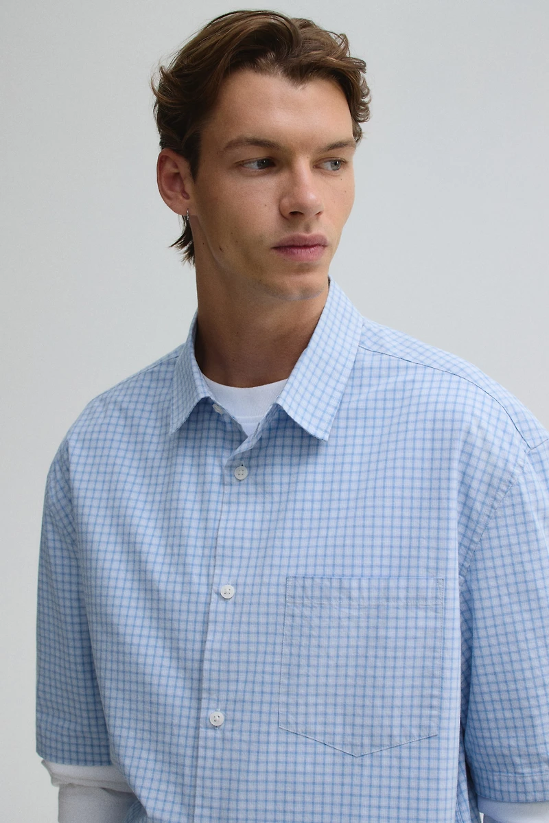 Relaxed-Fit Short-Sleeved Shirt