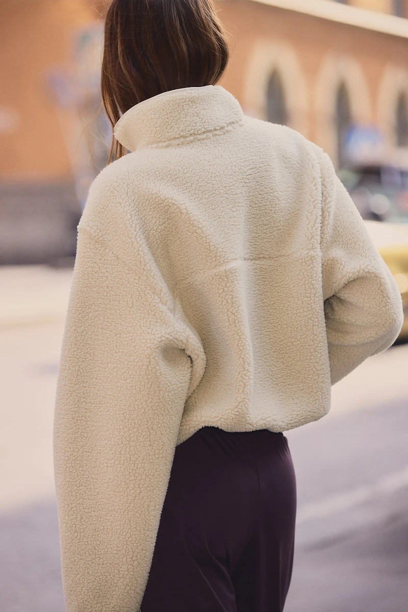 Teddy Fleece Sports Top