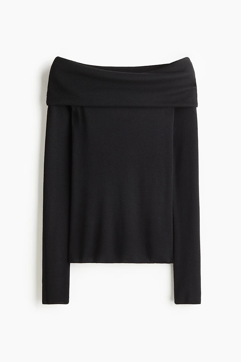 Chandail épaules nues