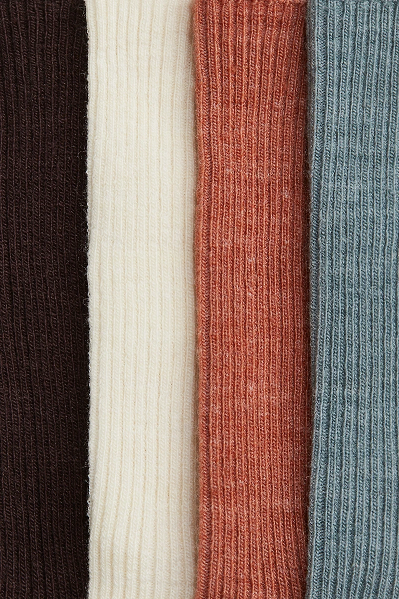 4-pack Wool-Blend Socks