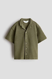 Textured-Knit Resort Shirt