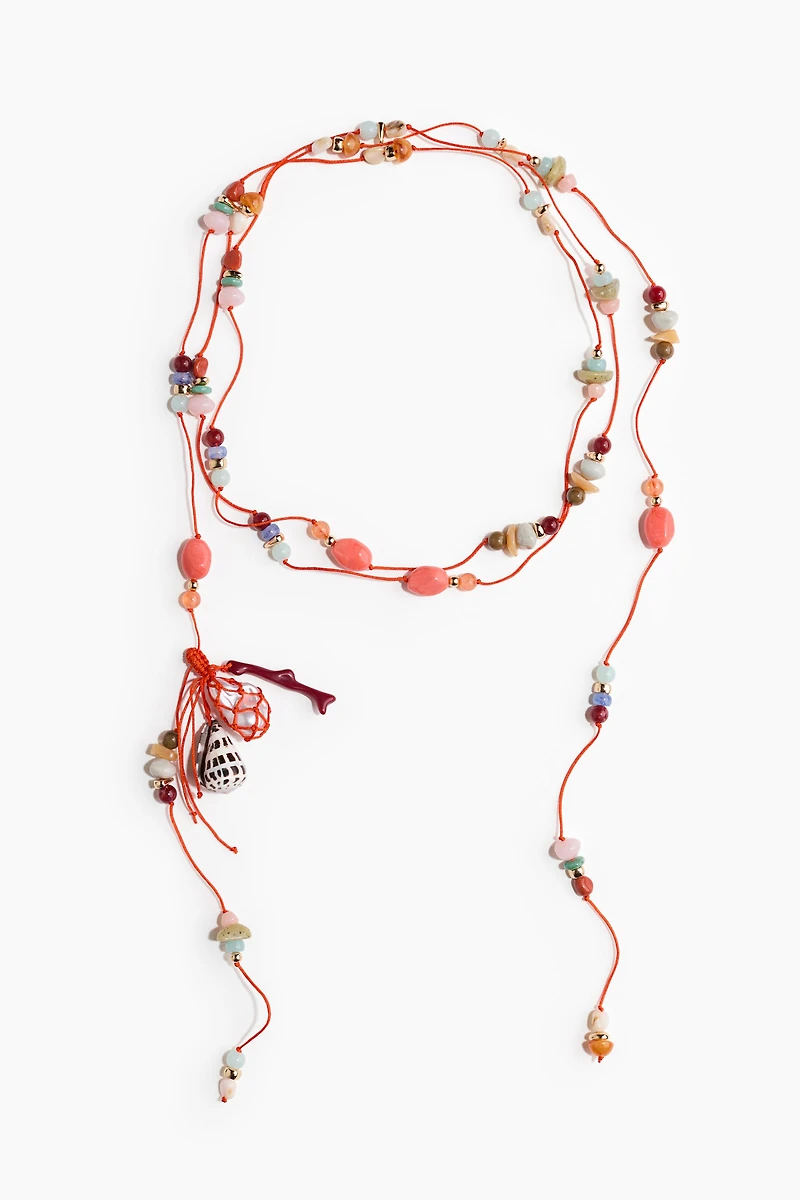 Beaded Cord Necklace
