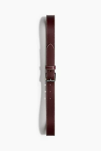 Leather belt