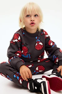 Ensemble 2 pièces en molleton imprimé