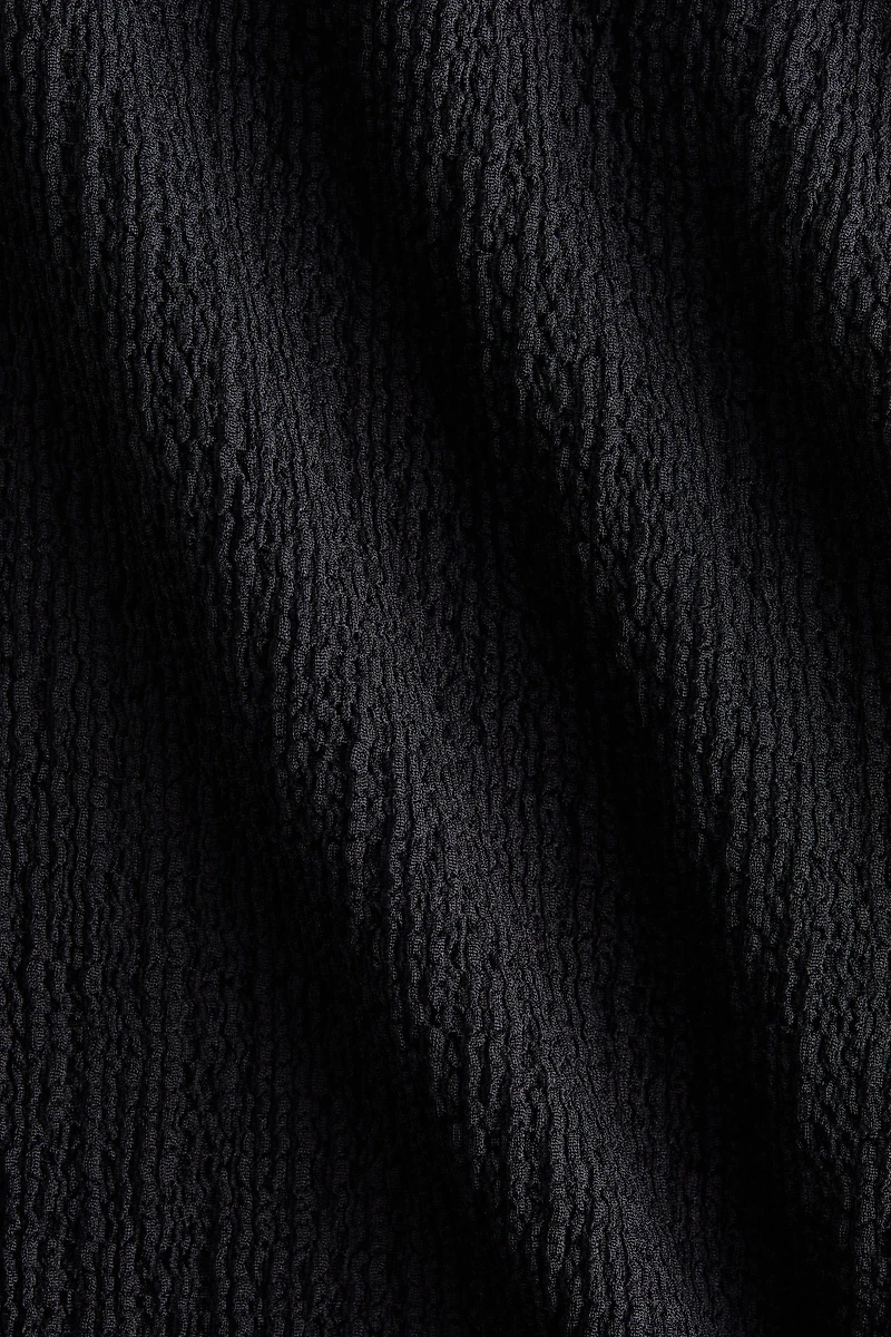 Textured Drawstring Pants
