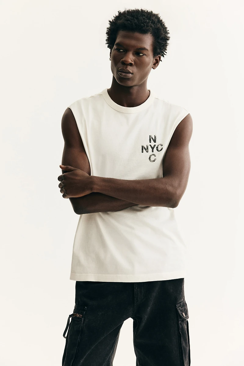 Camisole imprimée coupe ample