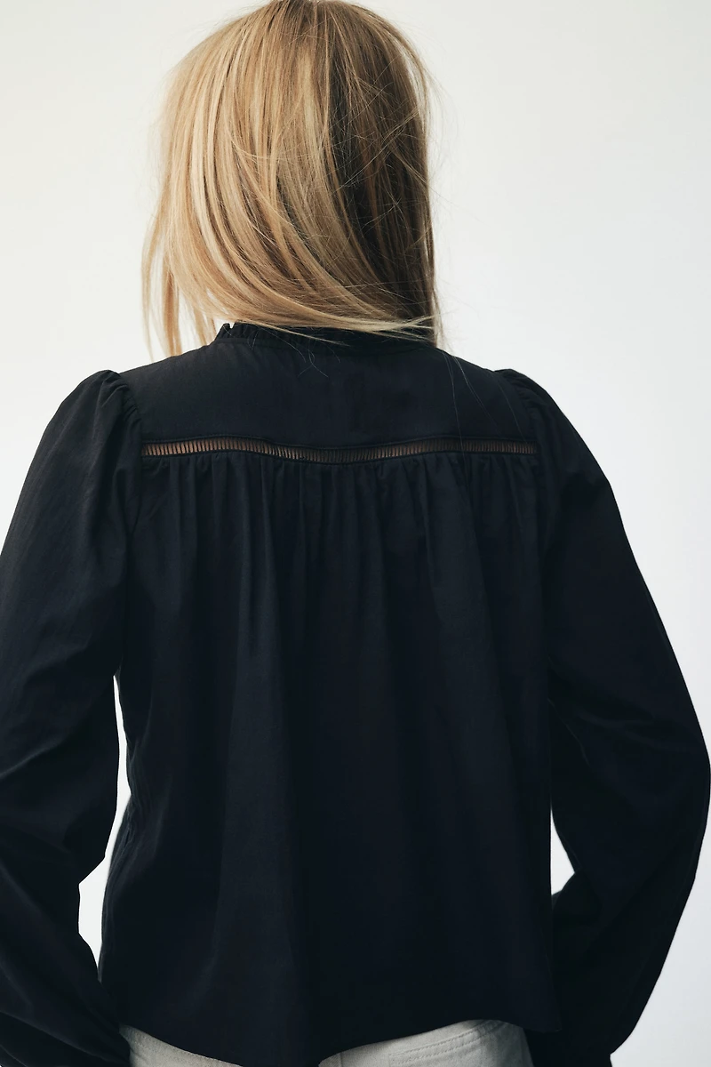 Embroidered Cotton Blouse