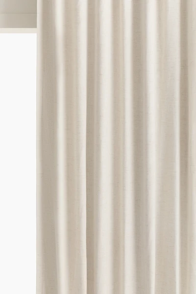 Lot de 1 large rideau occultant en lyocell mélangé