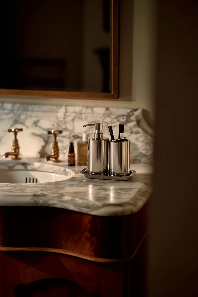 Gobelet de salle de bain en inox