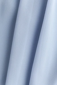 Draped Bubble-Hem Top