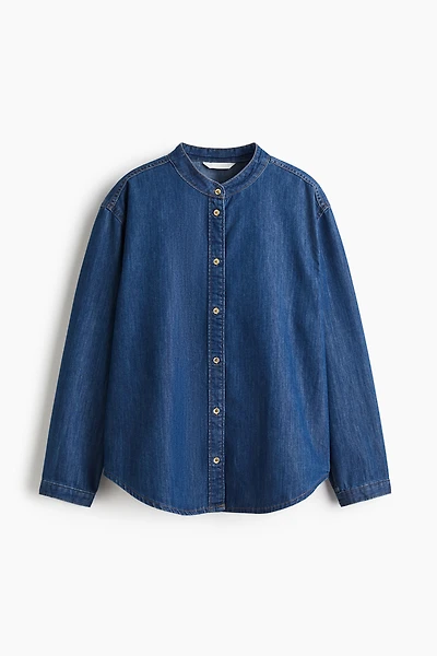 Chemise ample en denim