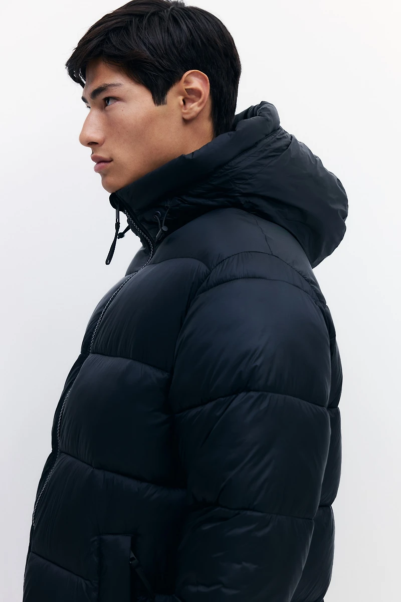 Water-Repellent Puffer Coat