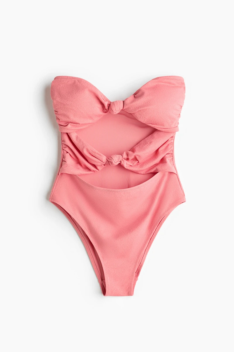 Maillot de bain bandeau coussiné