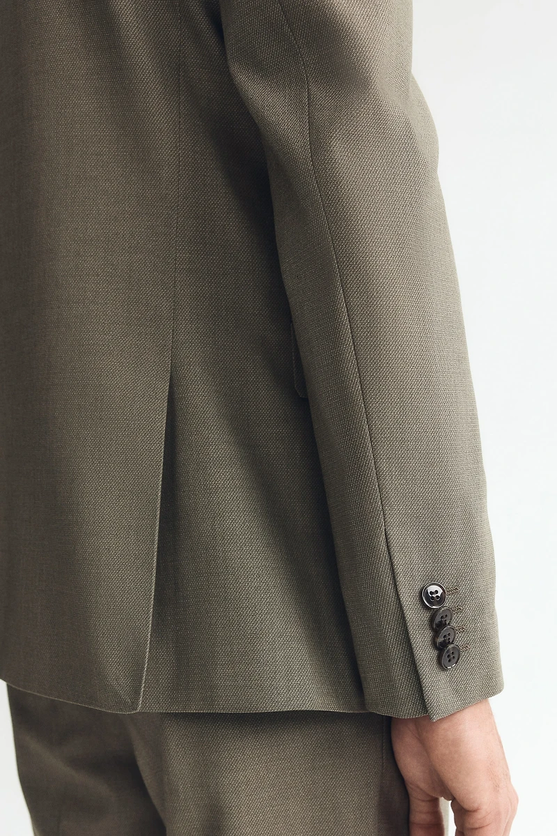 Slim-Fit Single-Breasted Jacket