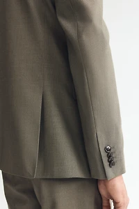 Slim-Fit Single-Breasted Jacket