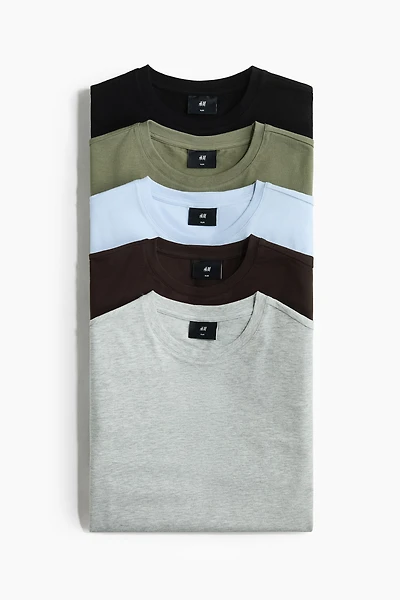 5-pack Slim Fit T-shirts