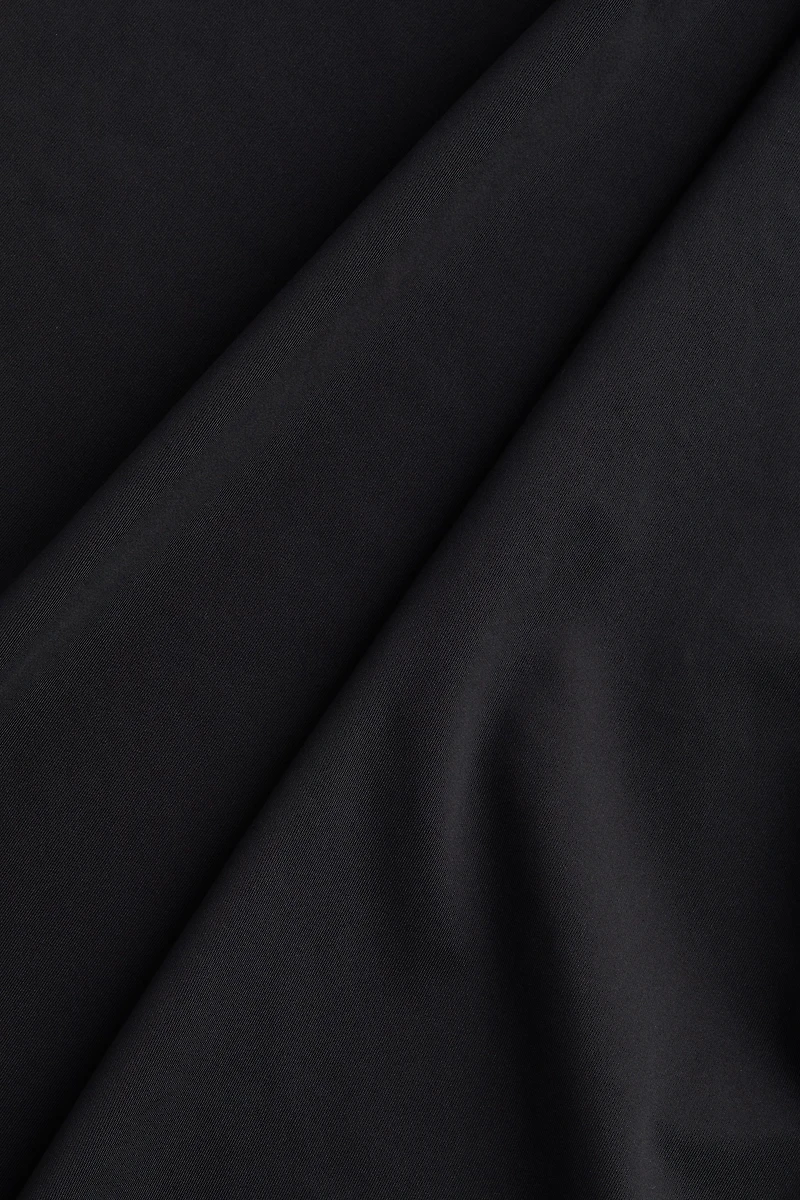 Mock Turtleneck Jersey Top