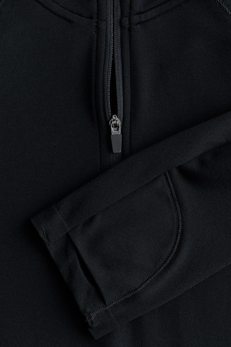 Seamless Half-Zip Sports Top with DryMove™