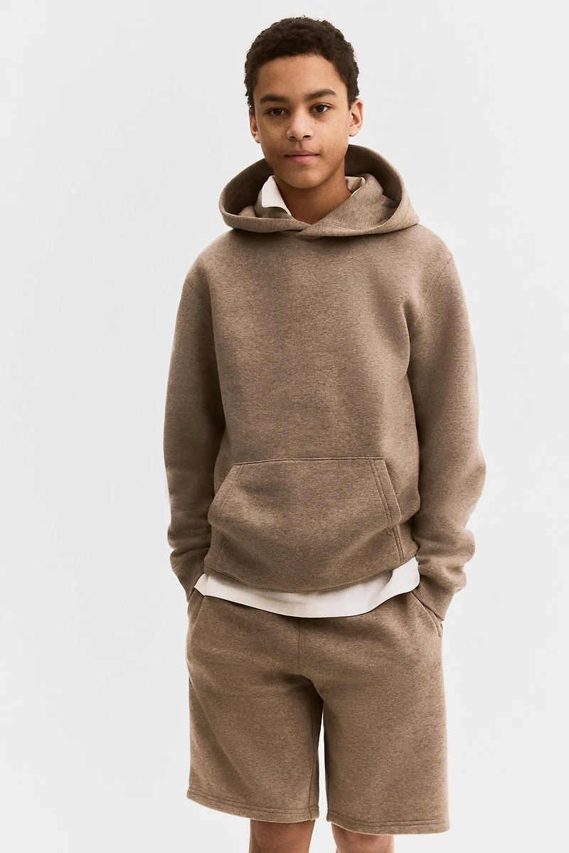 2-piece Sweatshirt Hoodie and Sweatshorts Set