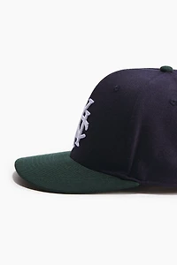 Cap with Embroidered Motif