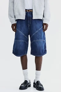 Super-Baggy Denim Shorts