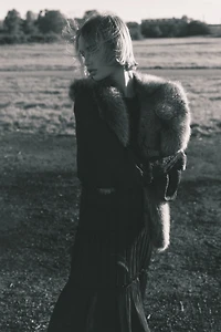 Robe maxi en mousseline