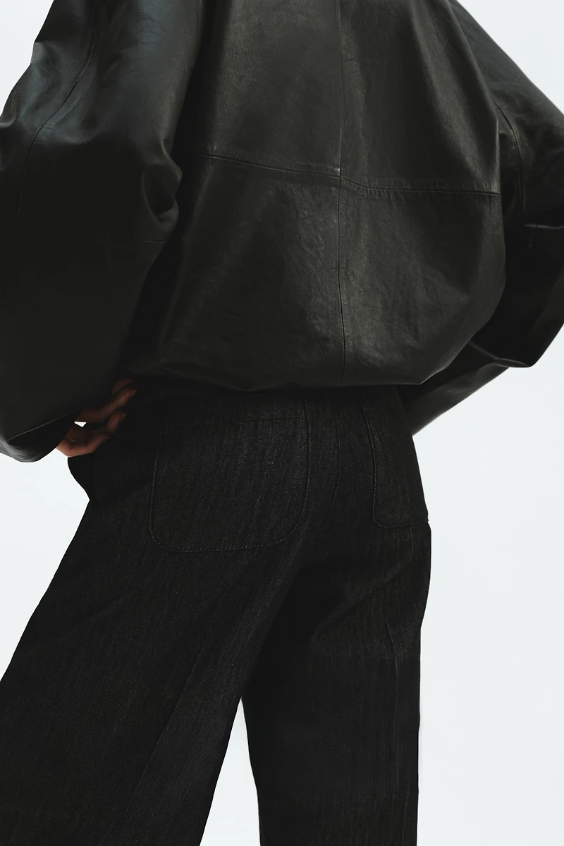 Denim Drawstring Pants