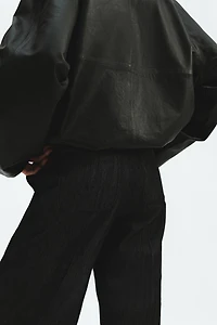 Denim Drawstring Pants