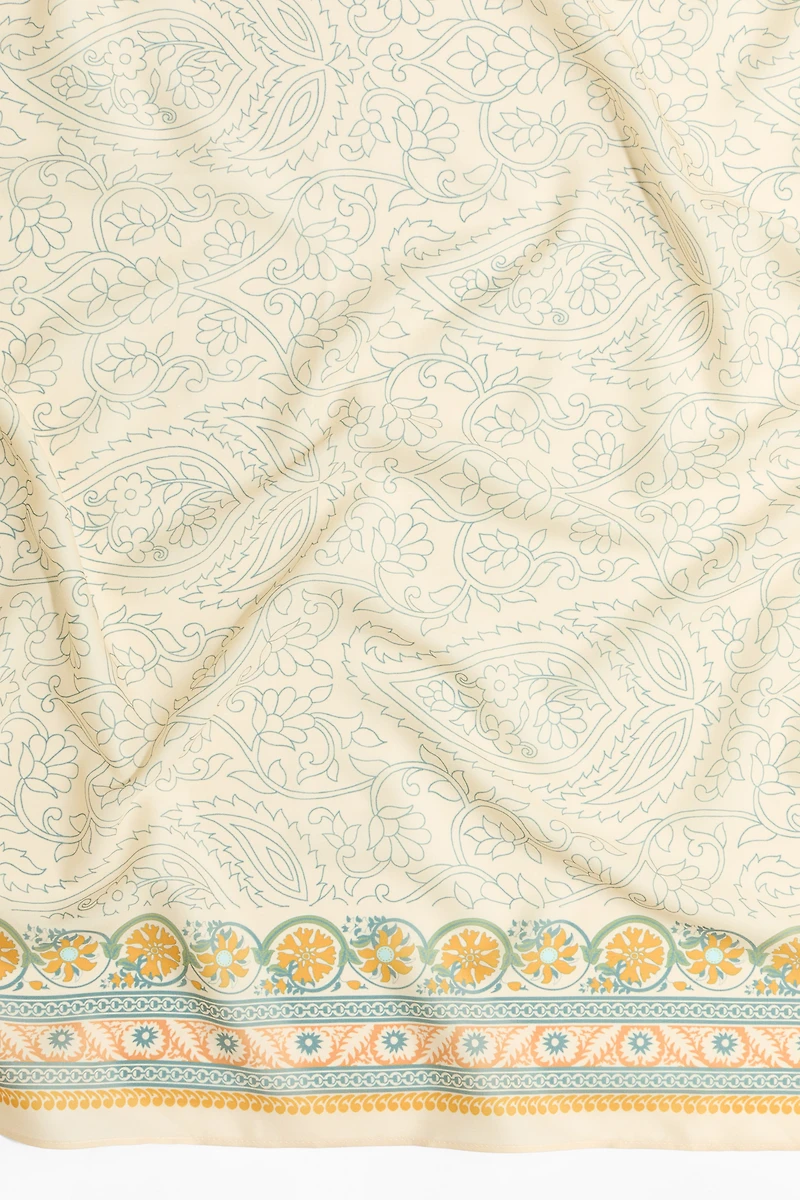 Printed Satin Scarf