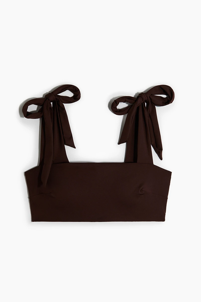 Padded Tie-Strap Bikini Top