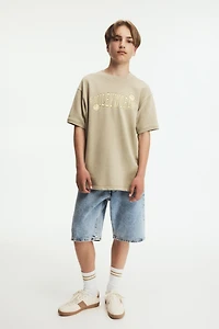 T-Shirt with Printed Motif