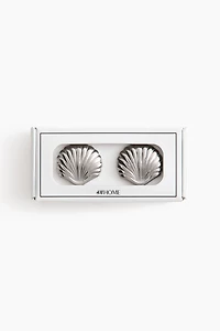 2-Pack Seashell-Shaped Napkin Rings