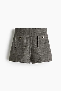 Short de tailleur à taille haute