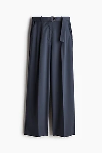 Pantalon large avec ceinture