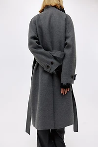 Tie-Belt Coat