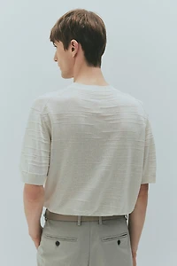 Regular Fit Fine-Knit T-Shirt