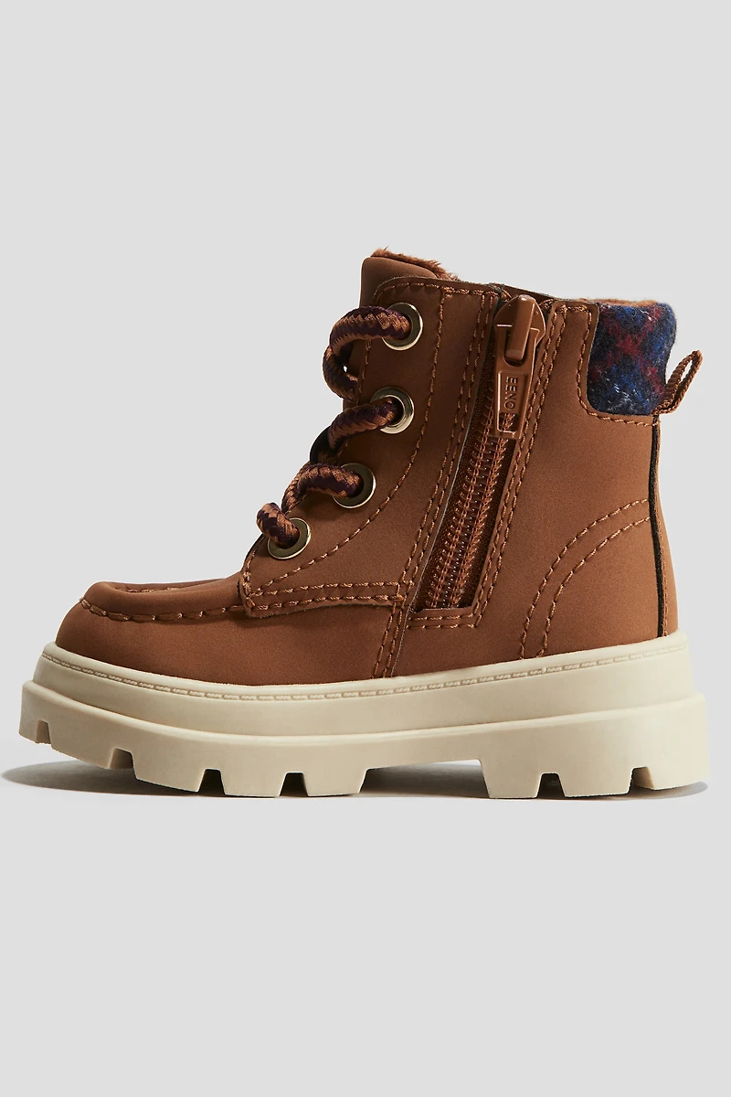 Bottines chaudement doublées