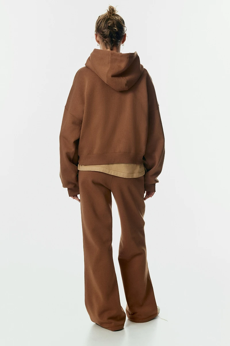 Pantalon de molleton évasé