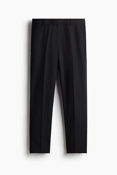 Pantalon de toxédo près du corps en laine mélangée