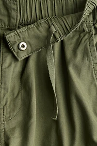 Cotton Canvas Parachute Pants