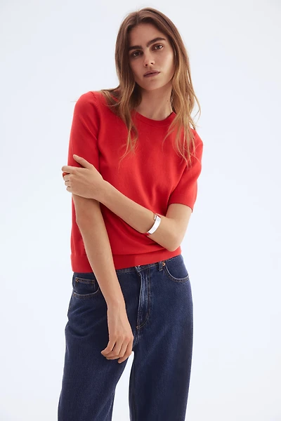 Fine-Knit Top