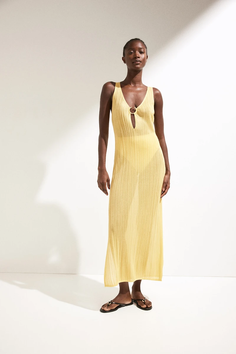 Rib-Knit Beach Dress