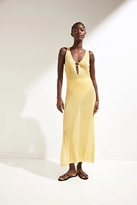 Rib-Knit Beach Dress